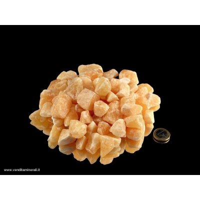 Calcite gialla - piccole pietre grezze (2-4 cm) - 1 kg