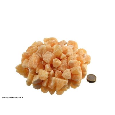 Calcite gialla - piccole pietre grezze (2-4 cm) - 1 kg