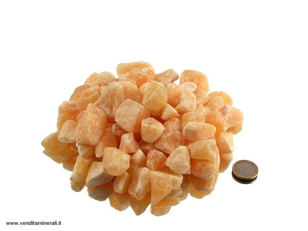 Calcite gialla - piccole pietre grezze (2-4 cm) - 1 kg