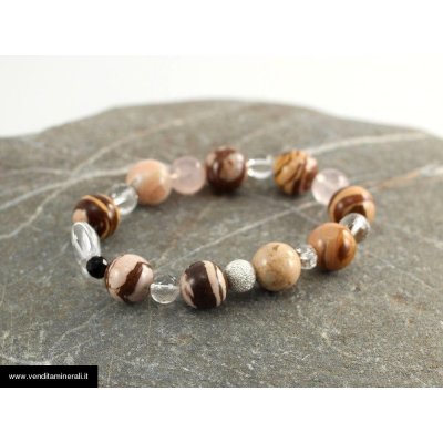 Bracciale di diaspro color cappuccino