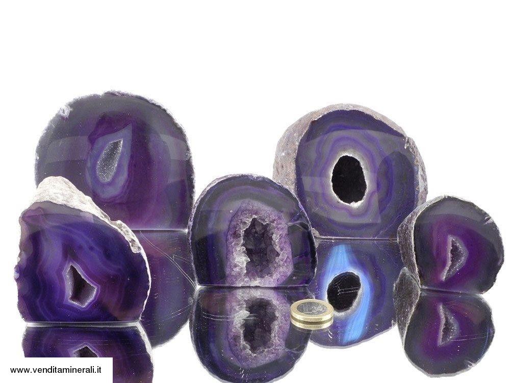 Agata sezionata viola - 1 kg