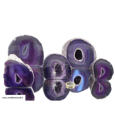 Agata sezionata viola - 1 kg
