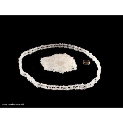 Lunga catenina di cristallo di montagna