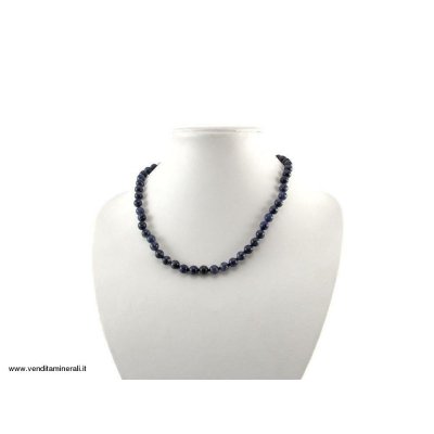 Catena a palline in sodalite 8 mm / 50 cm