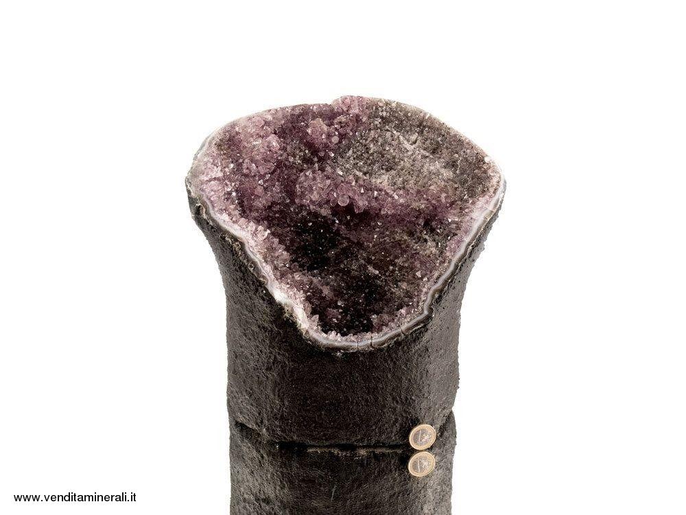 Amestista Drusa a forma naturale