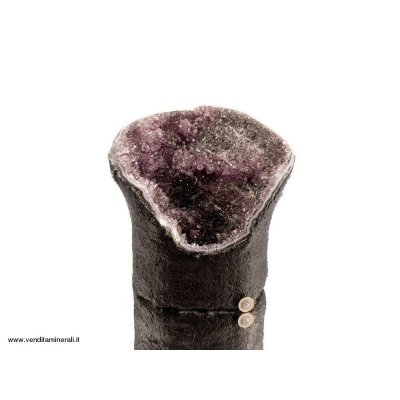 Amestista Drusa a forma naturale