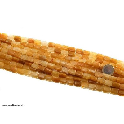 Collana avventurina gialla