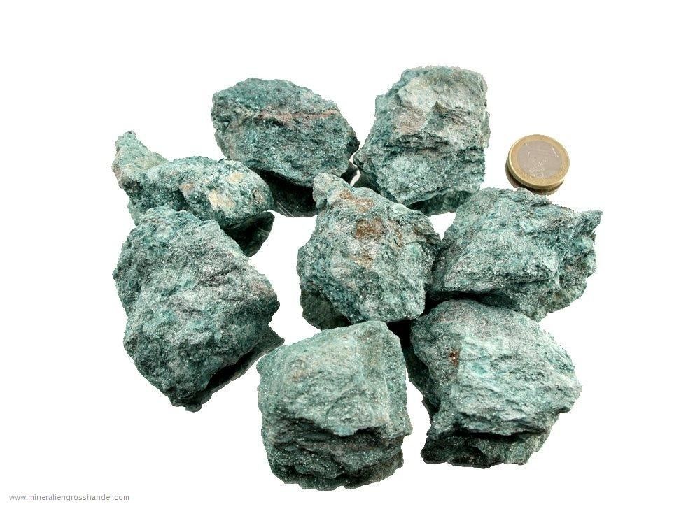 Fuchsite - piccole pietre grezze (2-5 cm) - 1 kg