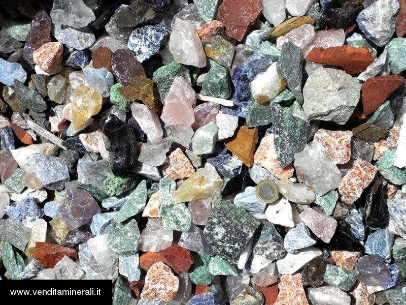 Pietra ruvida mescolare - pietre fontana 2-5 cm - 5 kg