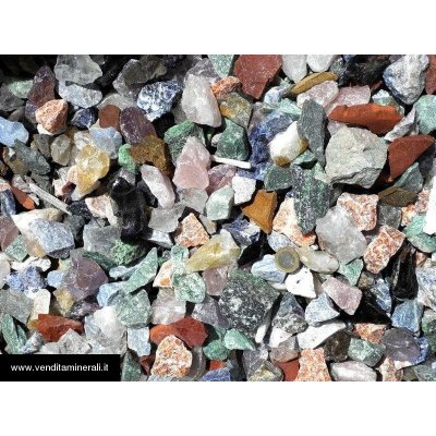 Pietra ruvida mescolare - pietre fontana 2-5 cm - 5 kg