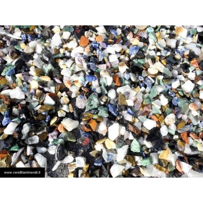 Pietra ruvida mescolare - pietre fontana 2-5 cm - 5 kg