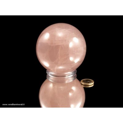 Sfera di quarzo rosa - Madagascar