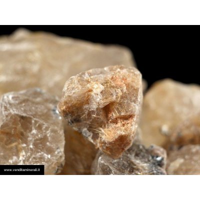 Pietre ruvide di quarzo rutilato - 0,5 kg