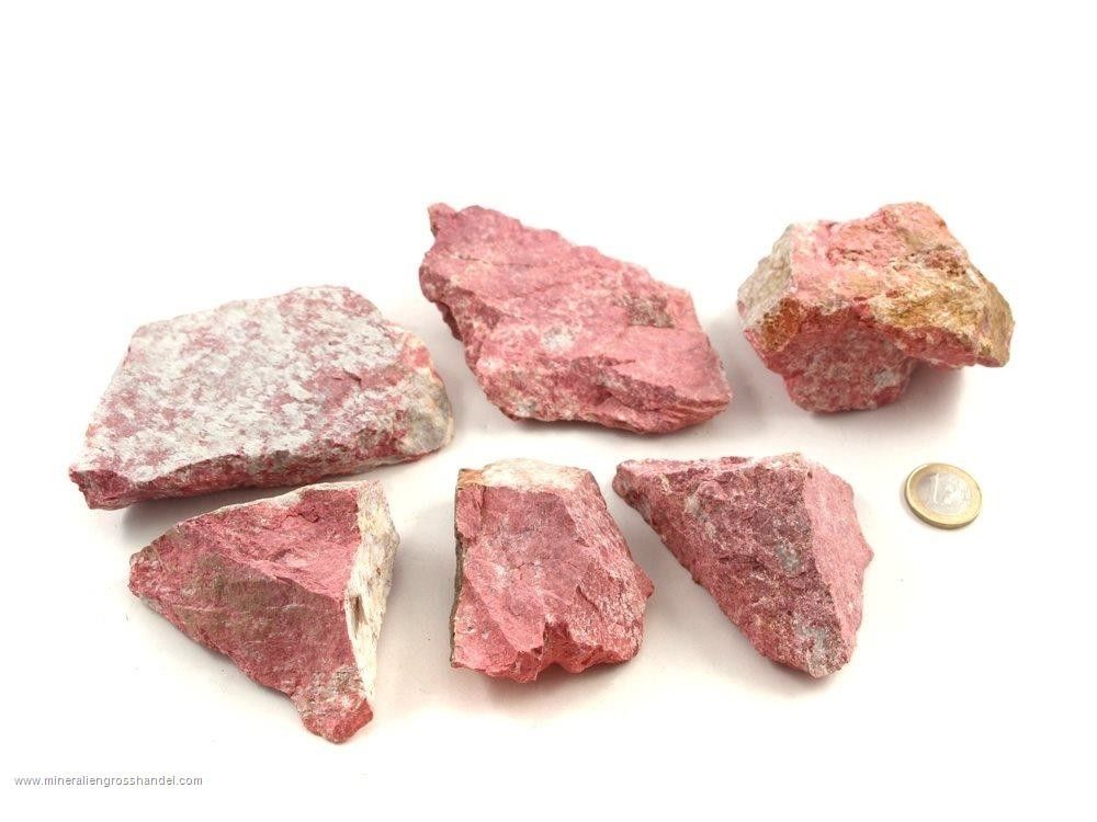 Pietre grezze di Thulite - 1 kg
