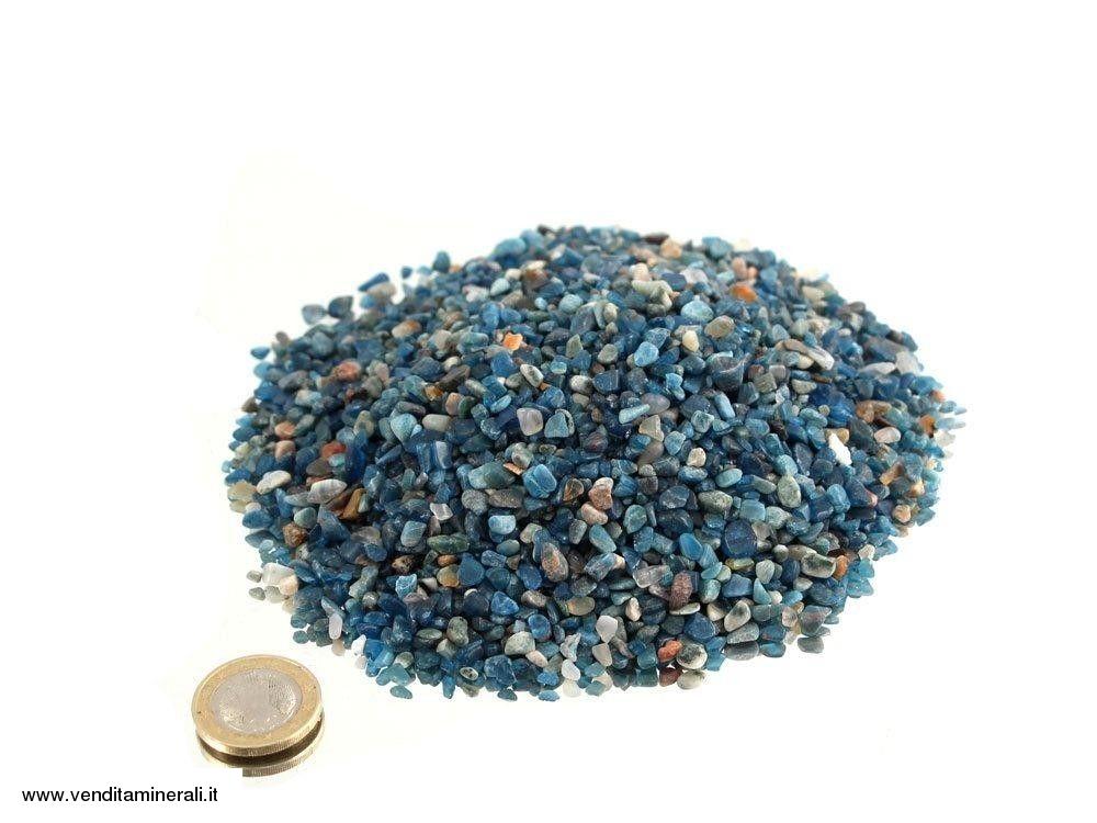 CIottoli di apatite blu - 0,5 kg