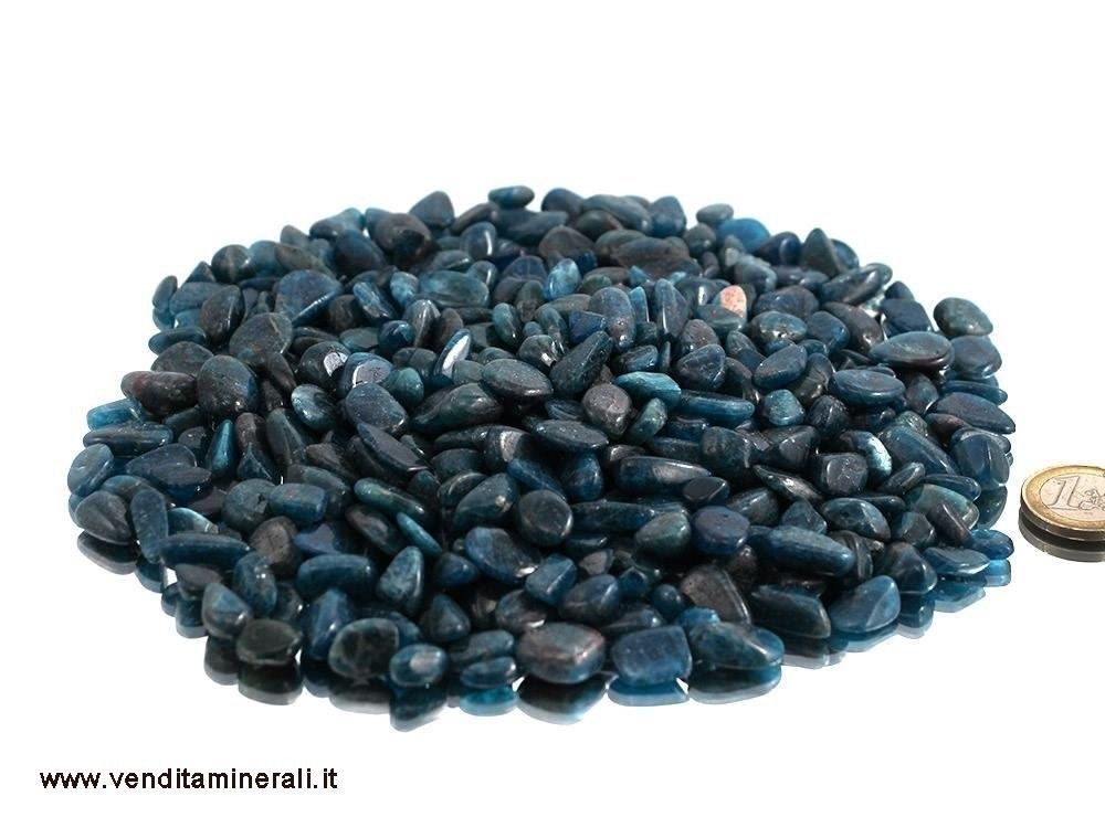 CIottoli di apatite blu - 0,5 kg