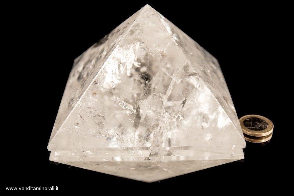 Piramide di cristallo di rocca qualità Extra