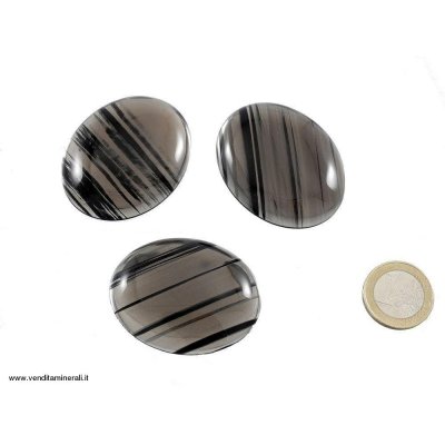 Lamelle d'ossidiana Cabochon 50 x 40 mm