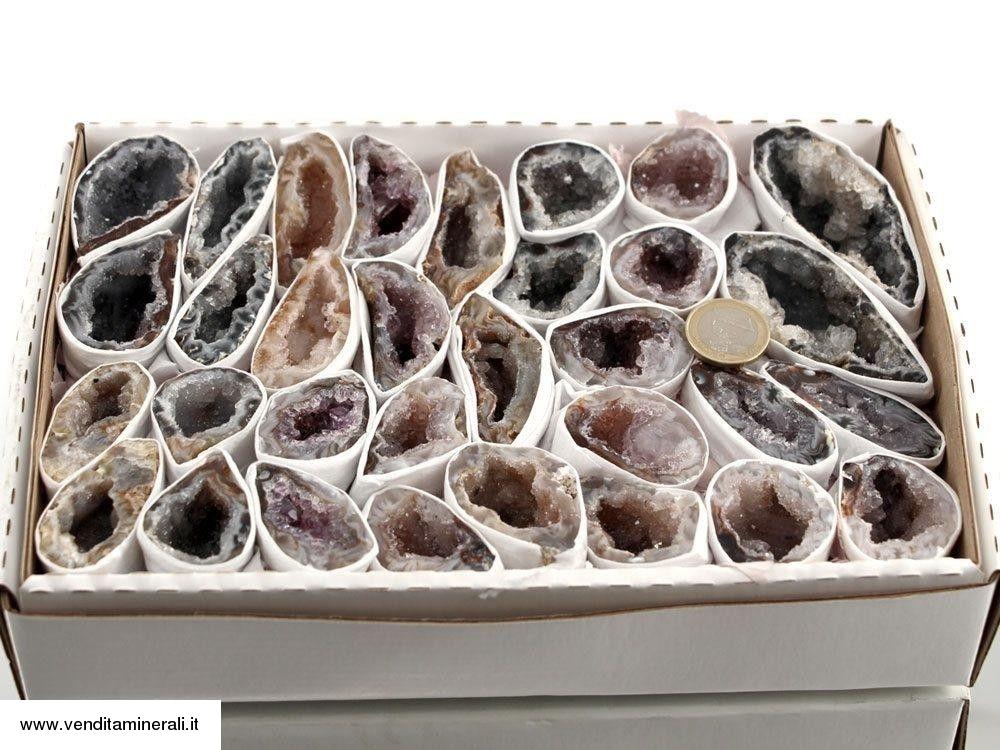 Geodi di Agata in vassoio