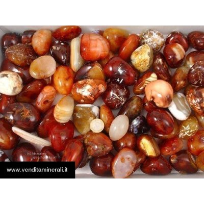 Ciottoli di corniola - XL 0,5 kg