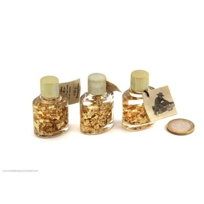 Bottiglie in oro reale