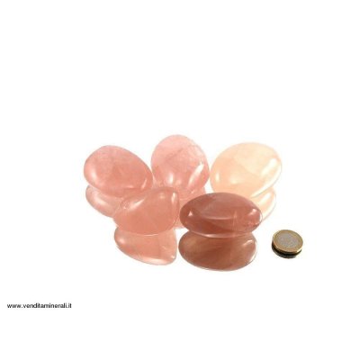 Ciottoli di quarzo rosa - 0,5 kg