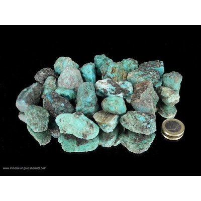 Pietre grezze in turchese - 0,1 kg