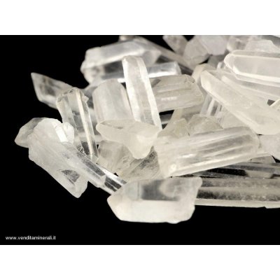 Quarzo ad aghi - punte di cristallo di roccia sottili 0,5 kg