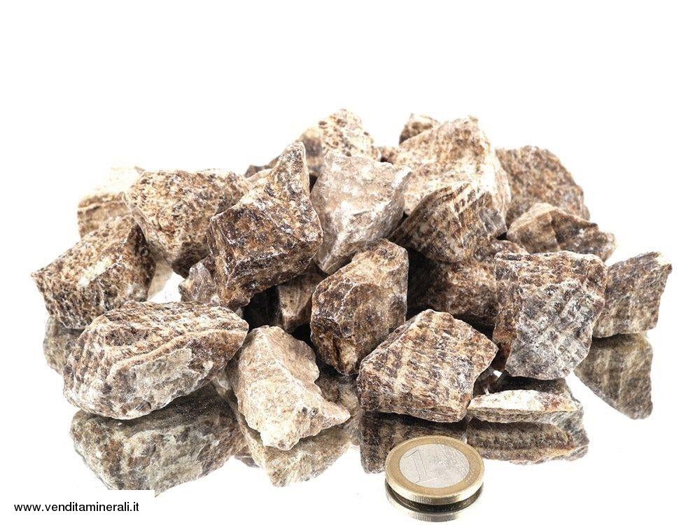Aragonite ridotta - piccole pietre grezze (2-5 cm) - 1 kg