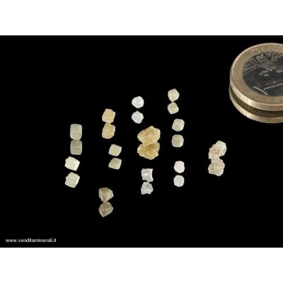 Diamante grezzo - 12 bellissimi cristalli