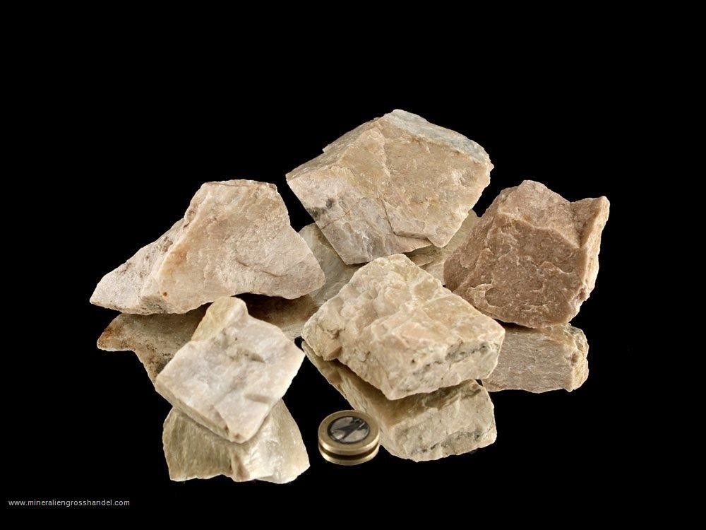 Pietre ruvide di feldspato (Microlino) - 1 kg