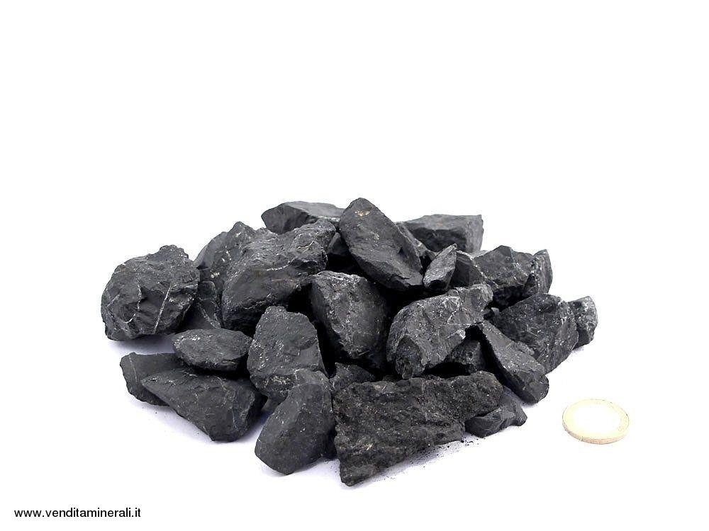Shungite - piccole pietre grezze (2 - 4 cm) - 1 kg
