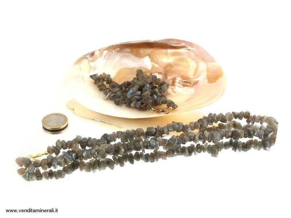 Catena scheggia in Labradorite -