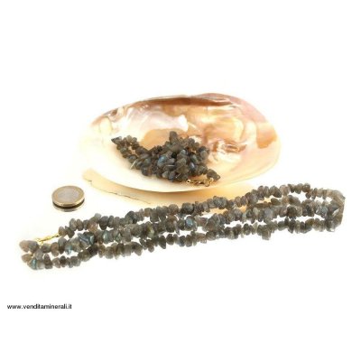Catena scheggia in Labradorite -