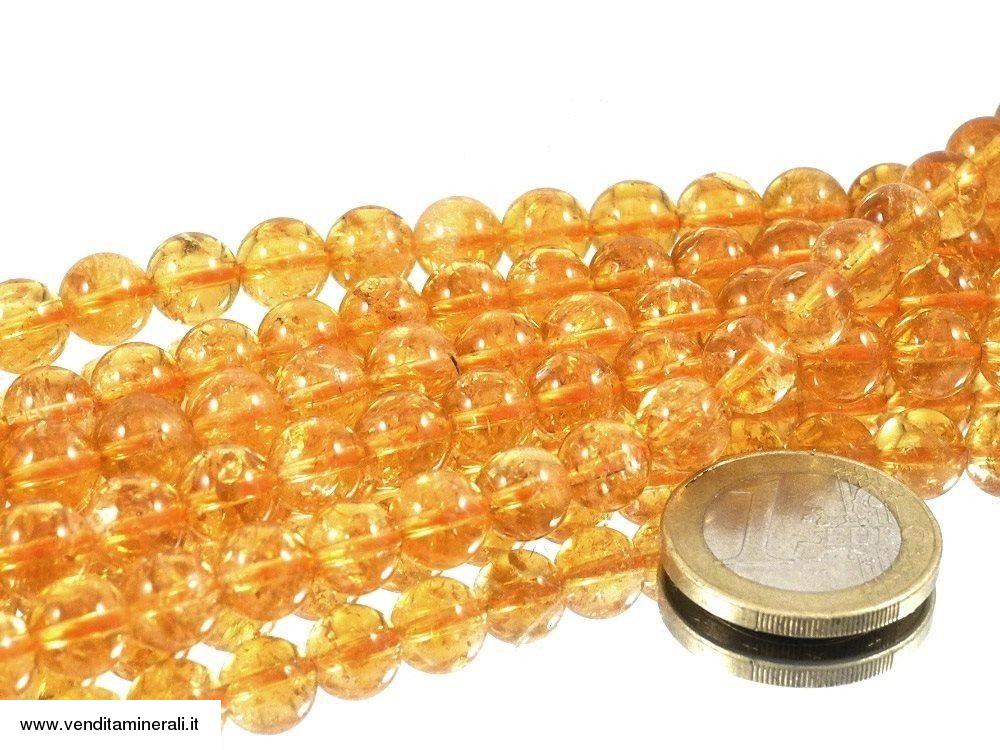 Sfere di Citrino 8 mm