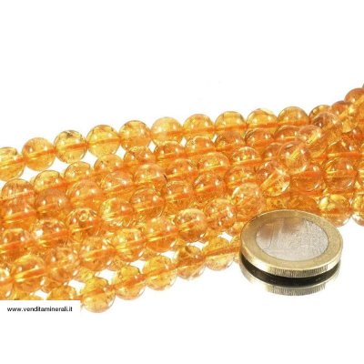 Sfere di Citrino 8 mm