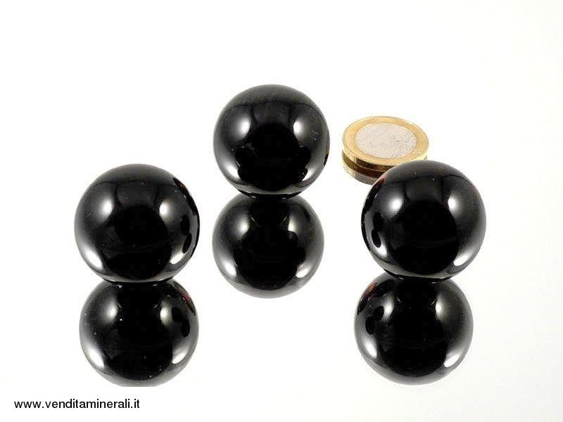 Sfera di ossidiana lamellare 3 cm