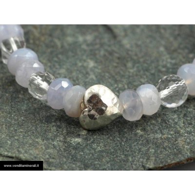 Bracciale in calcedonio