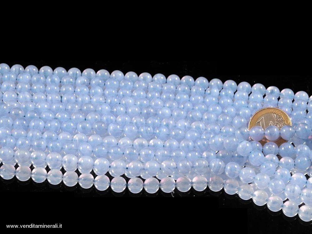 Collana di calcedonio da 8mm