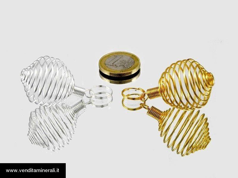 Spirali di metallo argento / oro