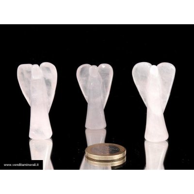 Angelo di cristallo di rocca - 4,5 - 5 cm