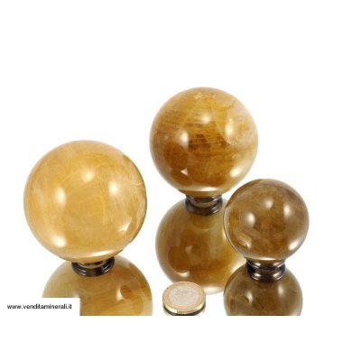 Palline di quarzo giallo - 0,5 kg