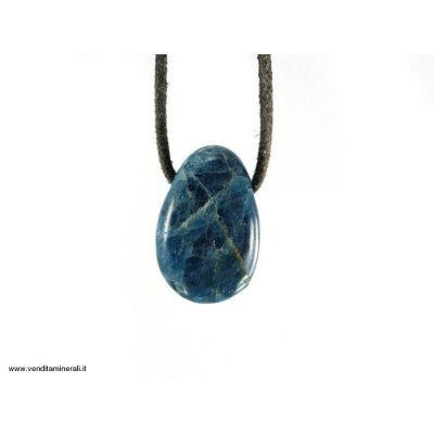 Pendente in apatite blu