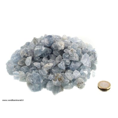 Celestina - piccole pietre grezze - 1 kg