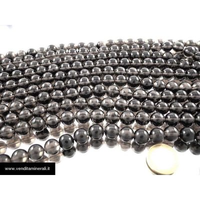 Filo di catena di ossidiana lamellare da 12 mm