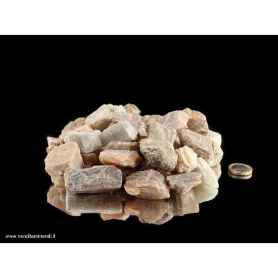 Pietra di luna - piccole pietre grezze (2-5 cm) - 1 kg