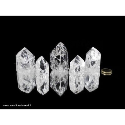 Punte di cristallo di rocca incrinate 0,5 kg