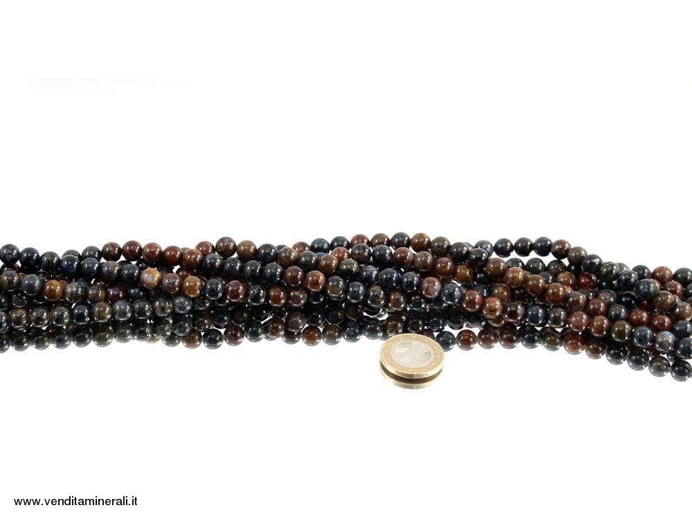 Catena di pietersite da 8 mm
