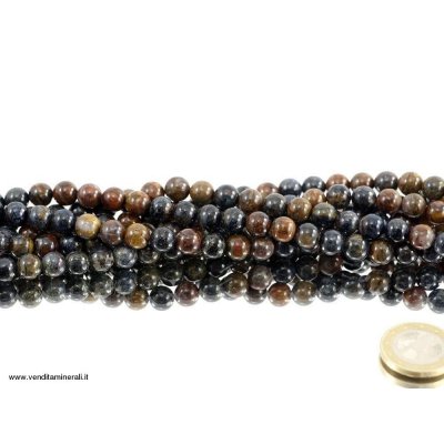 Catena di pietersite da 8 mm