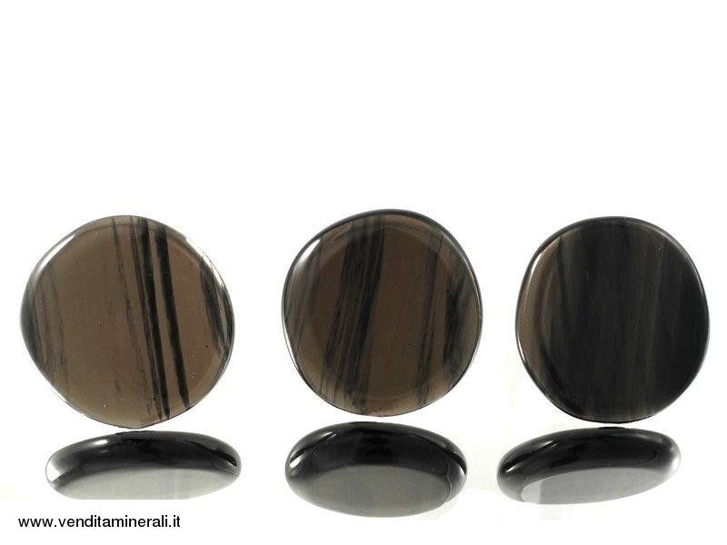 Pietre tascabili di ossidiana lamellare - 0,5 kg